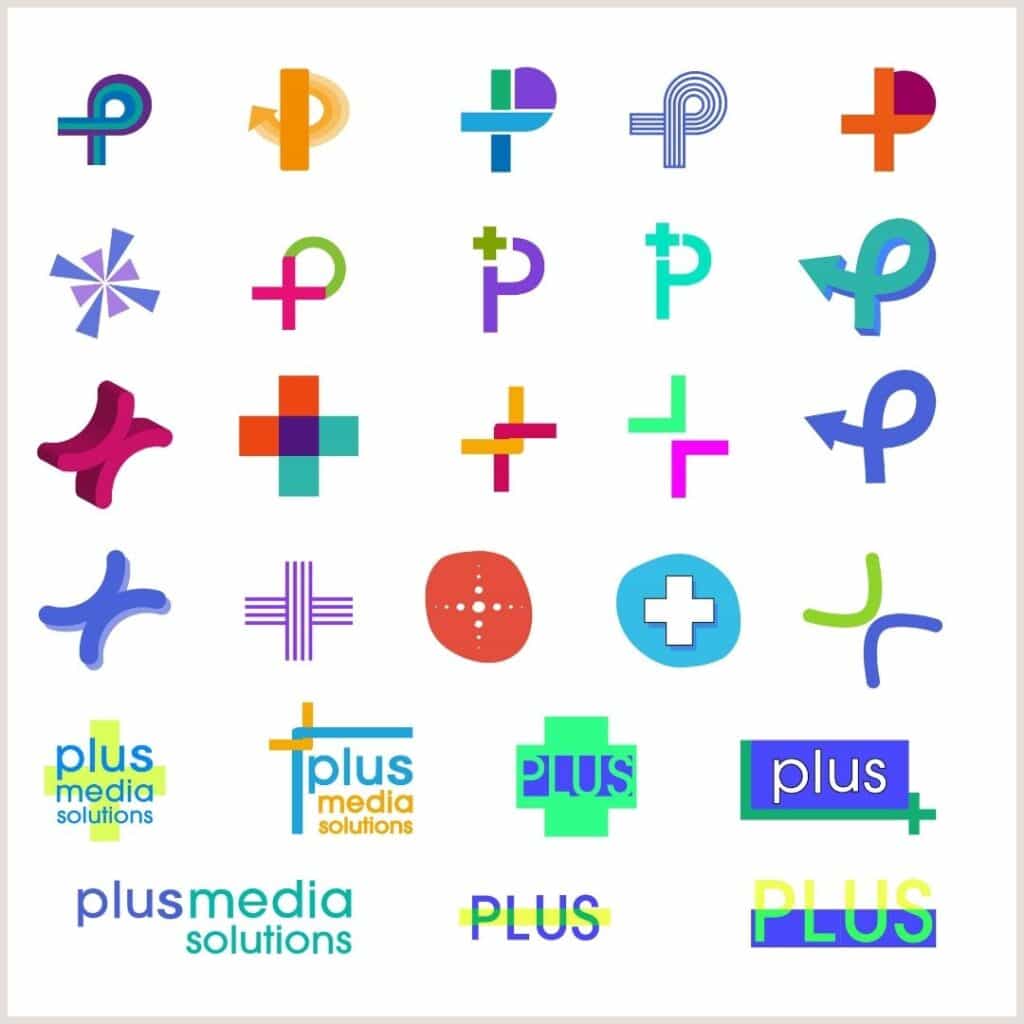 +Plus Media Solutions Brand & Logo Development