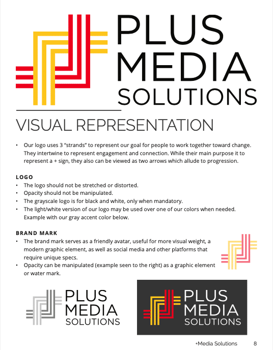 Plus Media Solutions Brand Guide