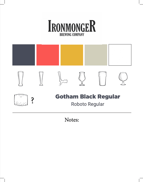 Ironmonger Brand Color Brainstorm